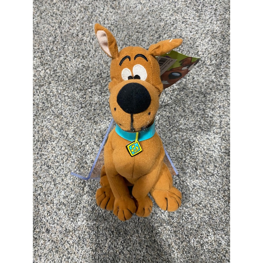Scooby-Doo‎ Plush Sitting Stuffed Animal Dave & Busters NWT Brown Teal